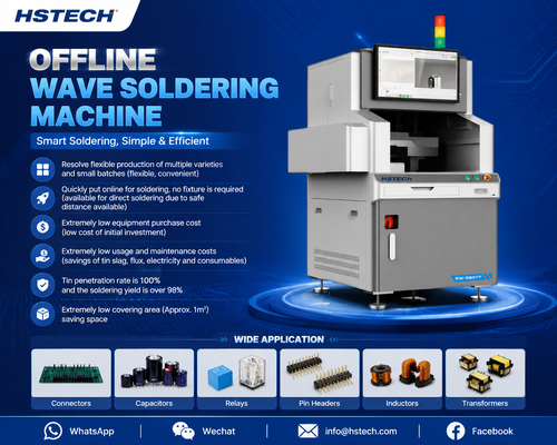 آخرین وبلاگ های شرکت در مورد HSTECH ماشین جوش موج انتخابی آفلاین. راه حل جوش PCB کارآمد.