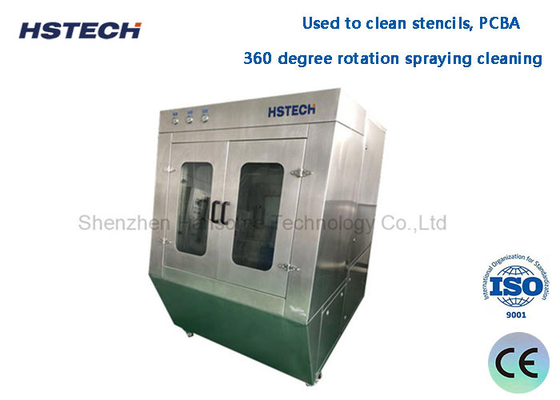 قیمت خوب 28KW PCB Ultraasonic Stencil Cleaner خشک کردن هوا گرم کنترل موتور مرحله ای پاک کننده استنسیل مبتنی بر آب آنلاین