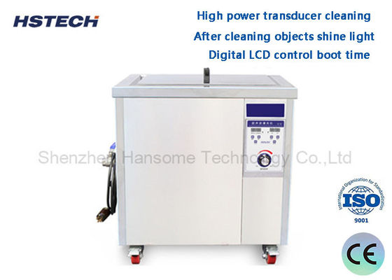 قیمت خوب کنترل دیجیتال ال سی دی تانک تمیز کردن فوق صوتی 38L برای تمیز کردن استنسیل ها، PCBA آنلاین