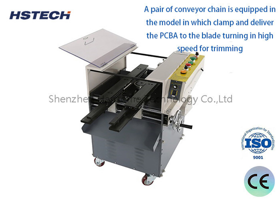 قیمت خوب AC380V 8/10inch Blade 3600rpm ماشین برش خودکار سرب PCB برای حداکثر PCB 250mm آنلاین