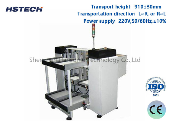 قیمت خوب کنترل PLC SMT 90 درجه PCB مجله Unloader با کمربند ESD آنلاین