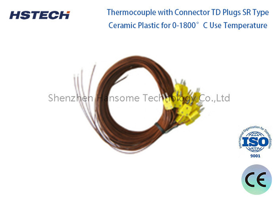 قیمت خوب PtRh13-pT WRB R ترموپول با اتصال TD پلگ SR نوع پلاستیک سرامیکی برای درجه حرارت 0-1600 درجه سانتیگراد آنلاین