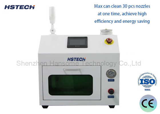 قیمت خوب پاک کننده نوزل SMT HS-800 w/ PLC Touch Screen & Green Color Cover آنلاین