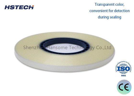 قیمت خوب نوار پوشش قطعات SMD: مواد PET شفاف مهر گرم، فشار مهر 0.2Mpa، عرض 9.3mm آنلاین
