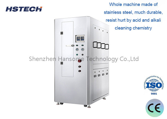 قیمت خوب پاک کننده استنسیل پنوماتیک SMT HS-600 با دکمه شمارنده و توقف اضطراری آنلاین