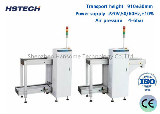 قیمت خوب SMT تولید 90 درجه PCB مجله Unloader LED دکمه کنترل MD گزارش 90 درجه PCB مجله Unloader HS-CU390 آنلاین