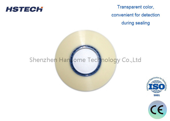قیمت خوب نوار پوشش قطعات SMD: فشار مهر و موم 0.2Mpa، رنگ شفاف، عرض 9.3 میلی متر، استرس نیروی پرتاب پایدار آنلاین