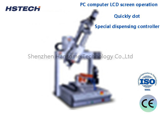 قیمت خوب کامپیوتر کامپیوتر عملکرد صفحه نمایش ال سی دی کنترل کننده توزیع ویژه 4 محور دستگاه توزیع چسب AB دستگاه توزیع چسب آنلاین
