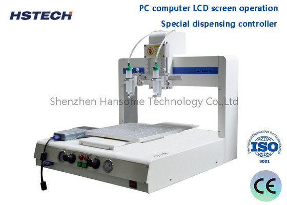قیمت خوب حداکثر 300mm/s 4 محور دستگاه توزیع چسب با موتور گام + کمربند زمان بندی آنلاین