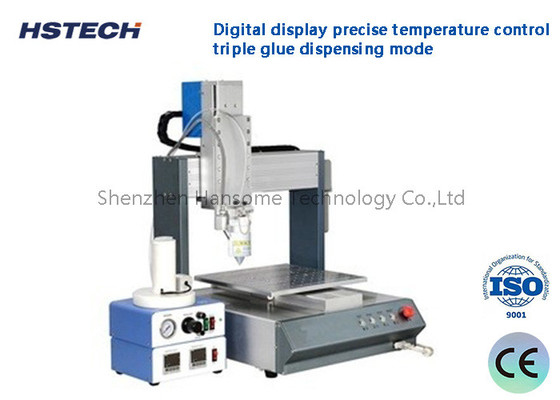 قیمت خوب سیستم شناسایی بصری دریچه های حرارتی PUR CorelDraw CAD Support Glue Dispensing Machine HS-D331 آنلاین