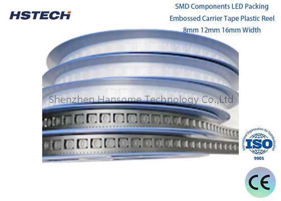قیمت خوب رول های پلاستیکی ضد ایستاتیک آبی 13 اینچی برای شمارنده قطعات SMD و دستگاه های الکترونیکی آنلاین