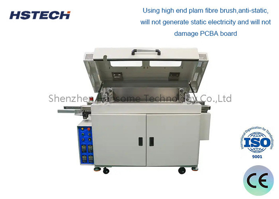 قیمت خوب تجهیزات ضد ایستاتیک تمیز کردن SMT پاک کننده گرد و غبار سطح PCB با استفاده از برس فیبر پلم بالا آنلاین
