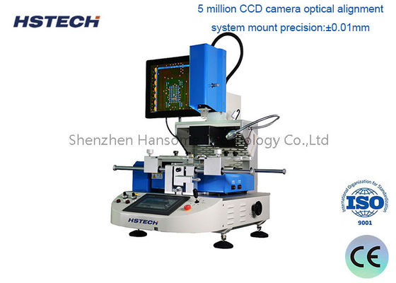 قیمت خوب 3 منطقه گرمایش مستقل BGA ایستگاه بازکاری تجهیزات PCB با سیگنال SMEMA آنلاین