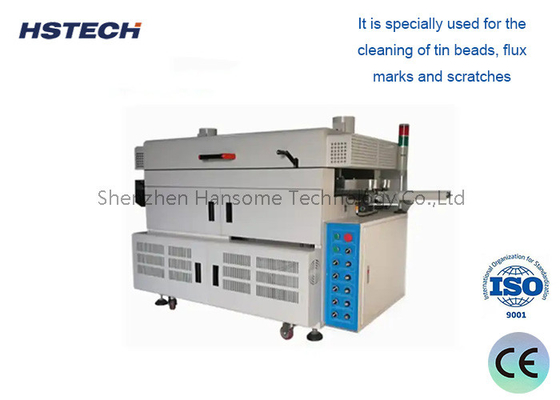 قیمت خوب سیستم پاکسازی خودکار پوشش حلال برای سطح PCB با رولر و برس دیسک آنلاین