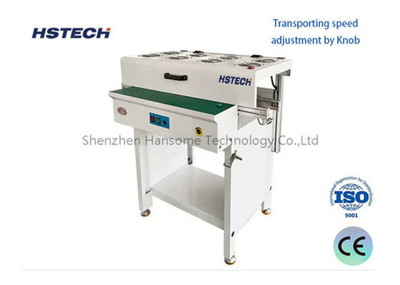 قیمت خوب فولاد ضد زنگ دستی کریک دستی ESD کمربند LED دکمه تنظیم عرض PCB حمل کننده آنلاین