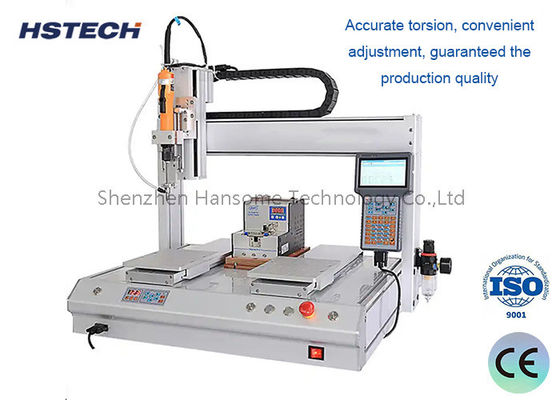 قیمت خوب نقره 3 محور پیچ قفل ماشین پیچ قفل ماشین 55KG 2000rpm برای مونتاژ PCB آنلاین