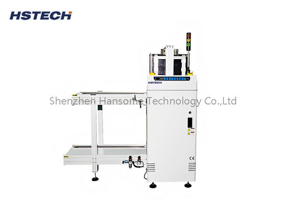 قیمت خوب مقدار و انتخاب پیچ مجلات انعطاف پذیر 10-40mm PCB Loader با ارتباطات SMEMA آنلاین