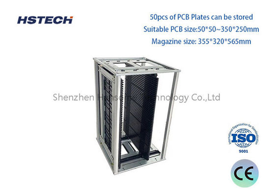 قیمت خوب تجهیزات PCB Anti-static SMT بارگیری و تخلیه قفسه برای ذخیره PCB امن آنلاین