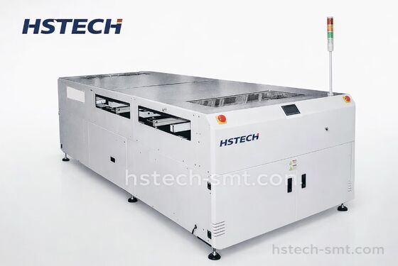 قیمت خوب نوار نقاله شاتل PCB SMT خودکار با سرعت بالا با کنترل PLC و سازگاری SMEMA برای حمل و نقل یکپارچه PCB آنلاین