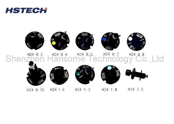 قیمت خوب H24 SMT Pick And Place Nozzles اندازه های متعدد قوطی برای SMT NXT چپ ماونتر آنلاین