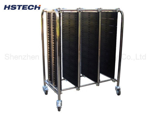 قیمت خوب تجهیزات رسیدگی به PCB CE 3 لایه ضد ایستاتیک 4 چرخ حرکت چرخ چرخ SMT آنلاین