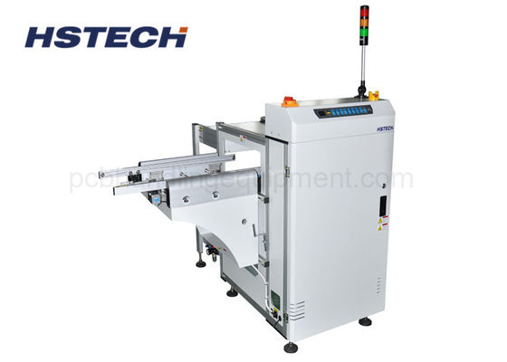 قیمت خوب 390mm عرض 3 مجلات 20M / Min 90 درجه دکمه LED خودکار PCB Unloader آنلاین