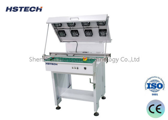 قیمت خوب حمل و نقل صاف SMT حامل خنک کننده با فن برج نور و کمربند مسطح ضد ایستاتیک آنلاین