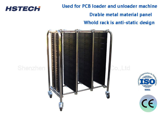 قیمت خوب تجهیزات PCB 3 لایه ضد ایستاتیک 4 چرخ حرکت PCB ذخیره سازی گردش ماشین آنلاین