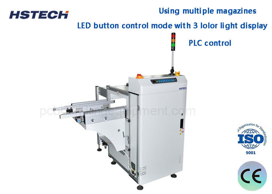 قیمت خوب خط SMT SS304 20M / Min 40mm Pitch SMEMA ماشین بارگذاری PCB ضد گرد و غبار سازگار آنلاین