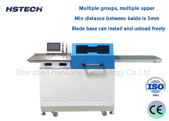 قیمت خوب دستگاه جدا کننده پی سی بی قطب سخت LED V Cut Line ماشین جدا کننده چند تیغه اتوماتیک پی سی بی ماشین جدا کننده ابزار فولاد با سرعت بالا آنلاین