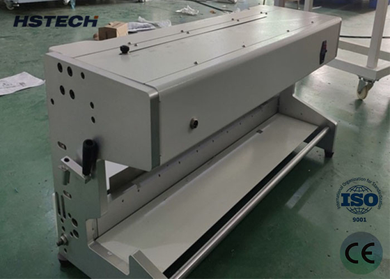 قیمت خوب ماشین جدا کننده PCB با نوع تیغه متحرک ماشین جدا کننده PCB 600mm فاصله سفر با پرده روشن آنلاین