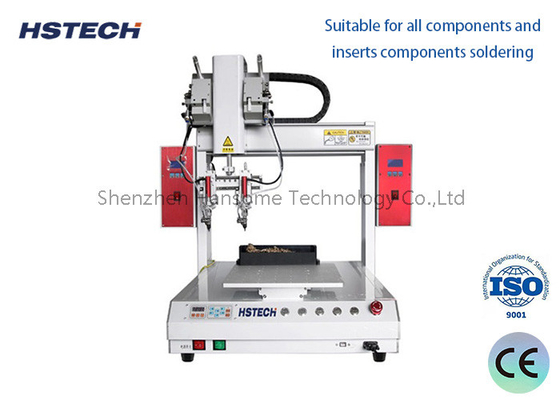 قیمت خوب دستگاه سولدرینگ خودکار دیسکتاپ PCB با سیستم تغذیه قلع دوگانه گرمایی ربات سولدرینگ سینک آنلاین