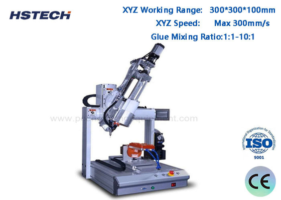 قیمت خوب 4 محور AB دستگاه توزیع چسب موتور گام + کمربند زمانبندی حداکثر 300mm/s آنلاین