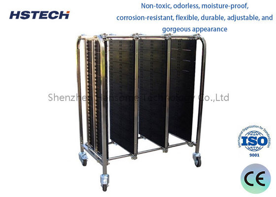 قیمت خوب ESD 350mm 460mm عرض گزینه های فروشگاه 300pcs PCB دستکاری مخزن Trolley آنلاین