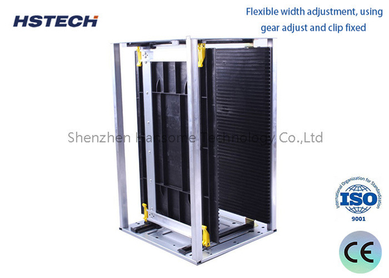 قیمت خوب ضد استاتیک مقاومت در برابر دمای بالا مجله ESD SMT حامل ذخیره سازی PCB Rack آنلاین
