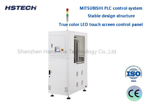 قیمت خوب سیستم کنترل PLC MITSUBISHI ساختار طراحی پایدار دستگاه بافره PCB با عملکرد FIFO LIFO، NG / OK و By-Pass آنلاین