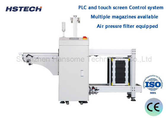 قیمت خوب سیستم کنترل PLC و صفحه لمسی ساختار طراحی ماندگار دستگاه تخلیه خودکار PCB چند مجلات در دسترس آنلاین