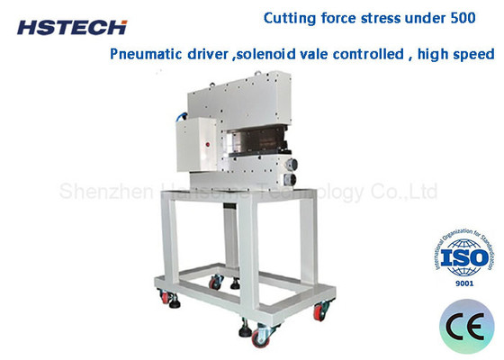 قیمت خوب V-CUT PCB Pneumatic PCB Depanelizer با ارتفاع تیغه تنظیم شده برای کار آسان آنلاین