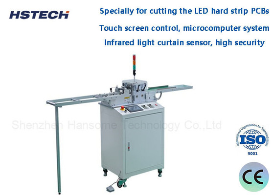 قیمت خوب تجهیزات جدا کردن صفحه PCB با امنیت بالا به ویژه برای جدا کننده نور نوار LED با کنترل صفحه لمسی آنلاین