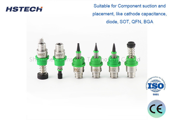 قیمت خوب SMT Nozzle 503 برای JUKI 2000،E36027290A0، Silver&Green،Tungsten Steel+Rubber+Ceramic آنلاین
