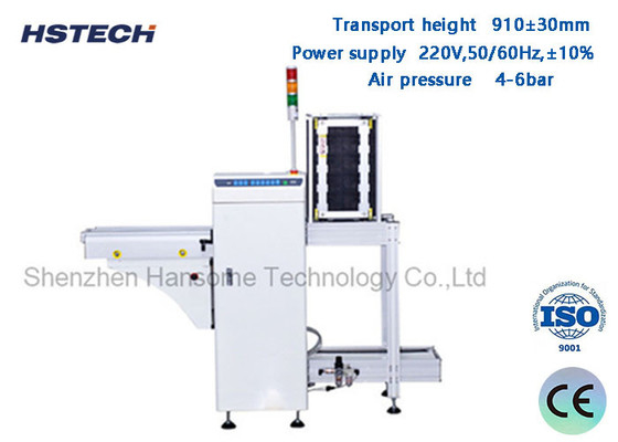 قیمت خوب کنترل دکمه های سفارشی PCB Unloader حدود 30 ثانیه SMT خط Unloader با موتور رانده شده آنلاین