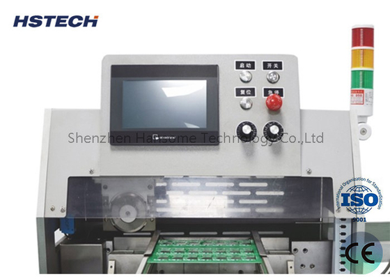 قیمت خوب تجهیزات تخلیه صفحه PCB V-Cut با کمربند حمل و نقل ESD و کنترل PLC آنلاین