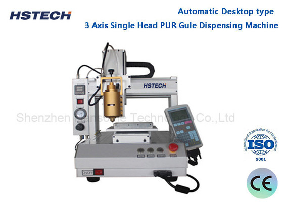 قیمت خوب دستگاه بسته بندی خلاء صنعتی دستگاه توزیع چسب اتوماتیک میز کار HS-D331 آنلاین