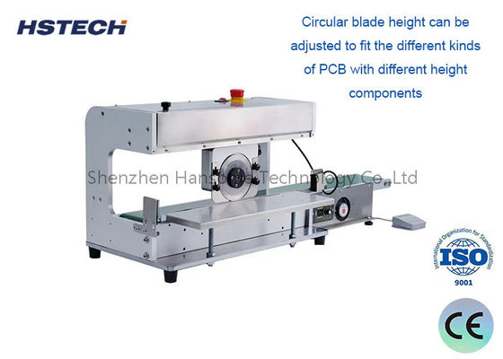 دستگاه برش V-Cut PCB جدا کننده PCB برش خطی پنوماتیک شیشه ی فیبر بورد Fr4 PCB بورد