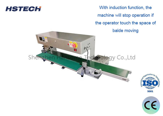 قیمت خوب طراحی تیغه ماندگار V-Cut PCB Cutter Machine تجهیزات PCB Depaneling با عملکرد تحرک آنلاین