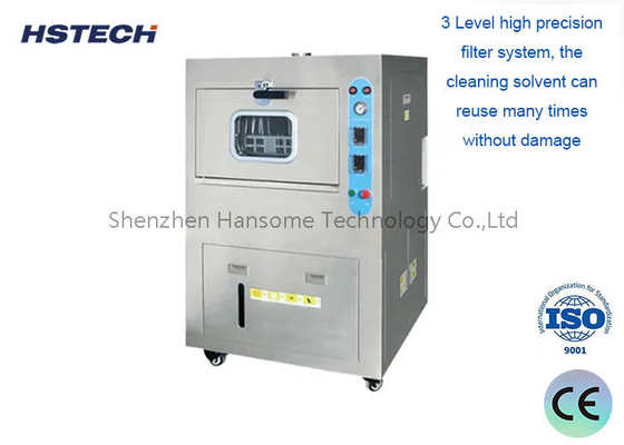 قیمت خوب ماشین تمیز کردن ستینسل 60L SMT با سیستم فیلتر 3 سطح و فشار 0-7KG آنلاین
