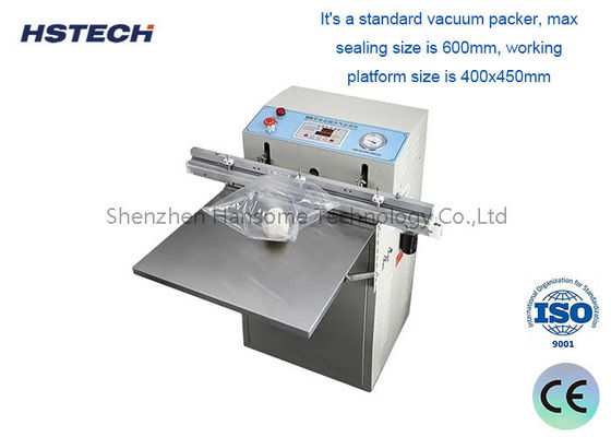 قیمت خوب بسته بندی خروجی خلاء ایستاده با ارتفاع قابل تنظیم و خود تشخیص، حداکثر 600mm اندازه مهر و موم آنلاین