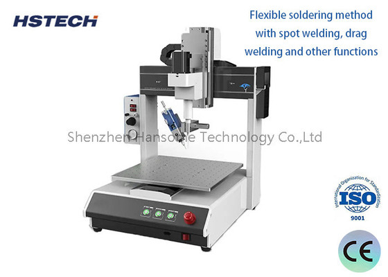 قیمت خوب دستگاه پاک کننده دود مجهز به ربات سولدر کردن خودکار دسکتاپ با آویز آموزشی LCD آنلاین