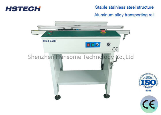 قیمت خوب نوار نقاله قابل تنظیم ارتفاع PCB دستگاه انتقال PCB با میز کار ESD آنلاین