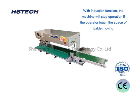 قیمت خوب HS-300 Blade Moving PCB Depaneling Equipment 400mm طول کنترل تک موتور آنلاین